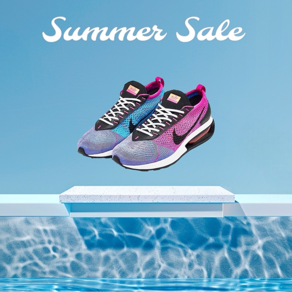 Nike Air Max Flyknit Racer Women's Shoes  Size8.5  Fuchsia Dream Worn Once